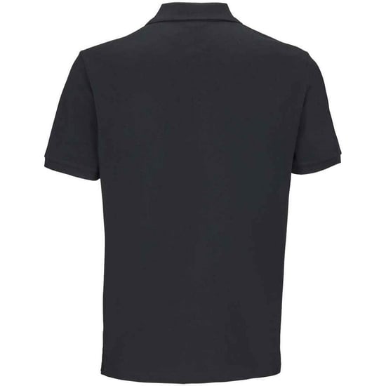 SOLS Unisex Adult Pegase Polo Shirt (Black) - Image 2