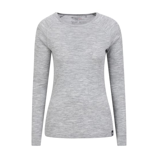 Mountain Warehouse Womens/Ladies Merino II Thermal Top (Light Grey) - Image 1