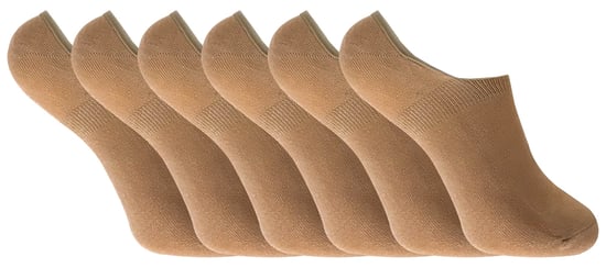 Lote de 6 calcetines tobilleros con forro de bambú para mujer con agarre - Image 1