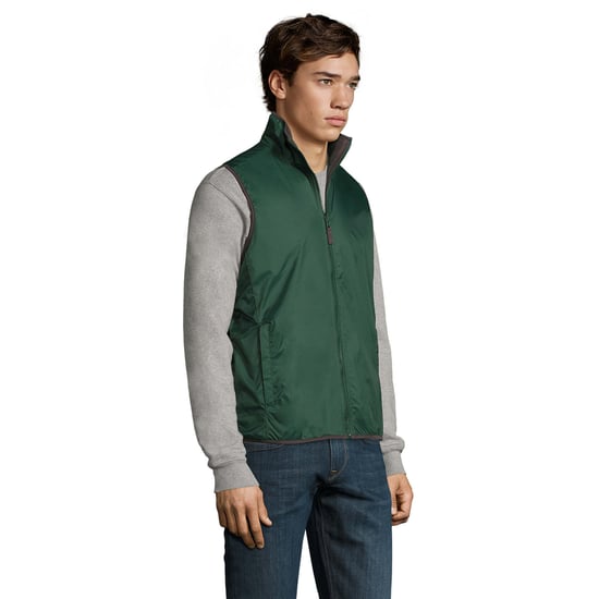 SOLS Unisex Adult Winner Reversible Body Warmer (Forest Green) - Image 3