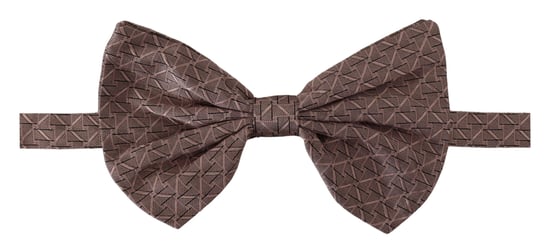 Corbata de hombre Papillon con estampado Fantasía Gris ajustable de Dolce & Gabbana - Image 1