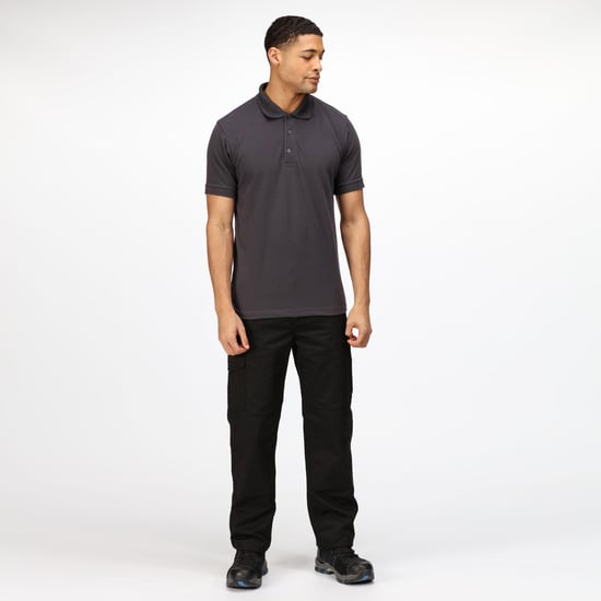 Regatta Mens Pro Cargo Waterproof Trousers - Regular (Traffic Black)