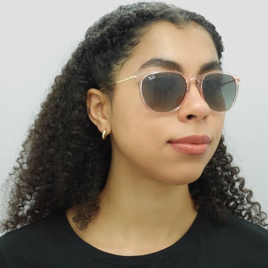 Ray-Ban Round Womens Transparent Pink Grey Gradient RB4171 Erika