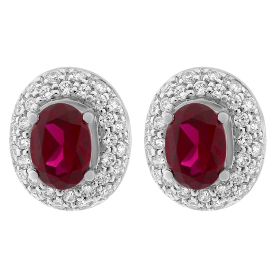 Orphelia 'Udine' Women's 925 Sterling Silver Stud Earrings - Silver ZO-7236/RU - Image 1