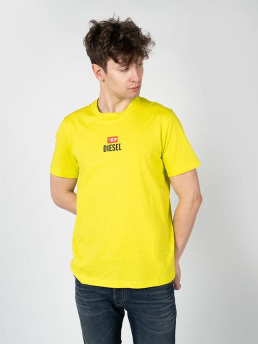 Diesel T-Shirt T-Just del hombre amarillo - Image 3