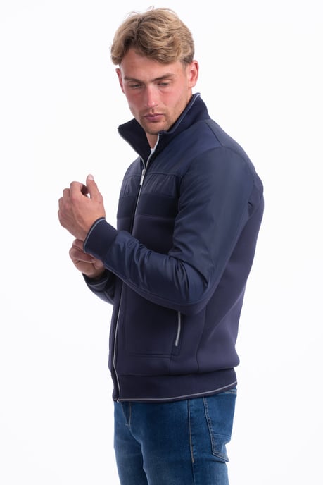 D Rock Mens Fleece Jacket with Zipped Pockets Lightweight