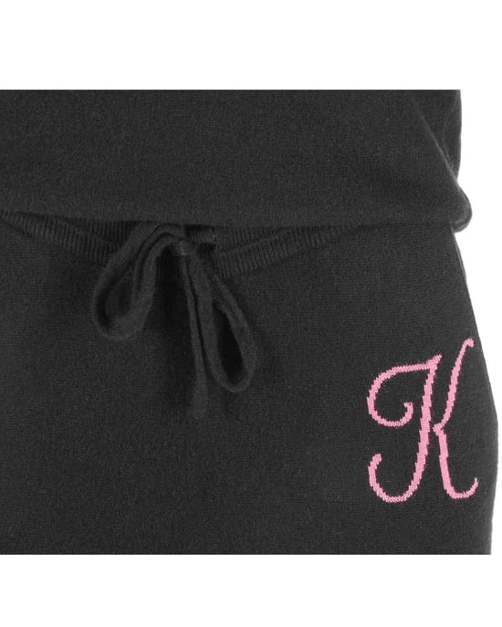Pantalon De Survetement En Cachemire Crown Of Edinburgh Morningside Black K - Image 2