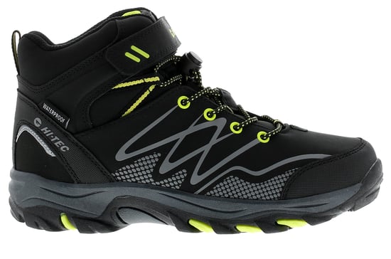 Hi-Tec Blackout Boys Waterproof Walking Boots Black - Image 2