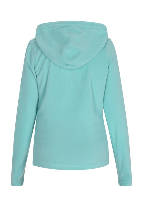 Mymo fleece jacket women turquoise - Image 2