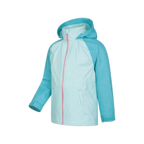 Mountain Warehouse Childrens/Kids Torrent II Waterproof Jacket (Pale Blue) - Image 3