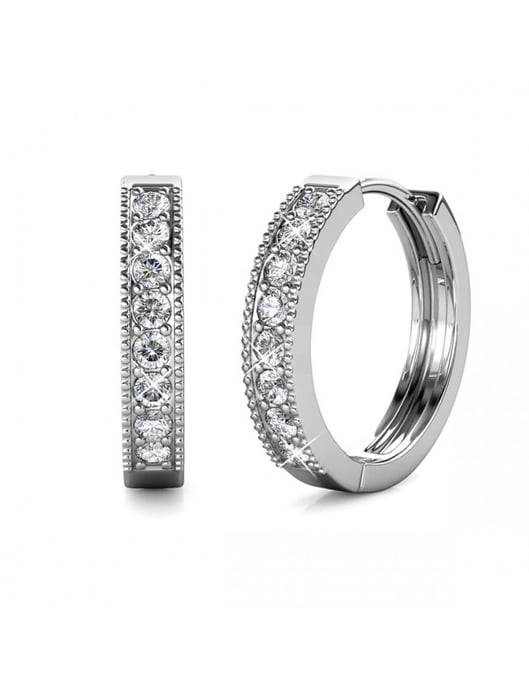 Pendientes Eclat - Plata y Cristal - Image 1