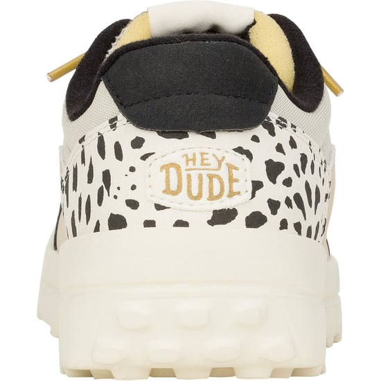 HEYDUDE Hayden Shine Polyester Women's Ivory/Multi Trainers - Image 2