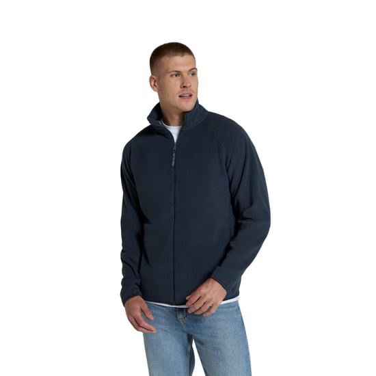 Mountain Warehouse Mens Stockholm Full Zip Fleece Jacket (Navy) - Image 1