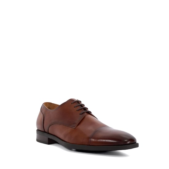 Dune Mens Suffix - Leather Toe Cap Lace Up Derby - Image 1
