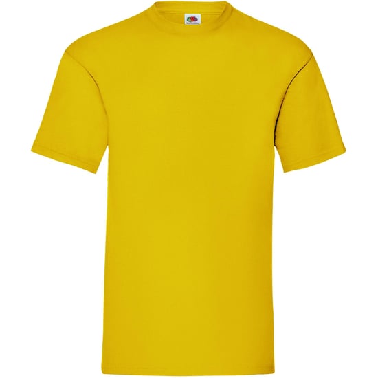 Fruit Of The Loom | Mens Crew Neck Short Sleeve T-Shirt-Amarillo (5 Pack) - Image 3