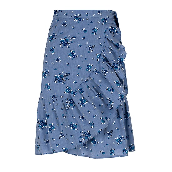 Falda con volantes y estampado floral - Image 2