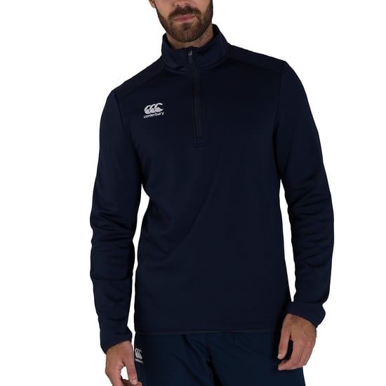 Canterbury Mens Club Zip Neck Track Top (Navy)
