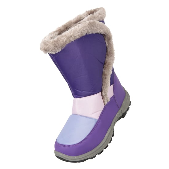 Mountain Warehouse Childrens/Kids Caribou Adaptive Snow Boots (Purple) - Image 6