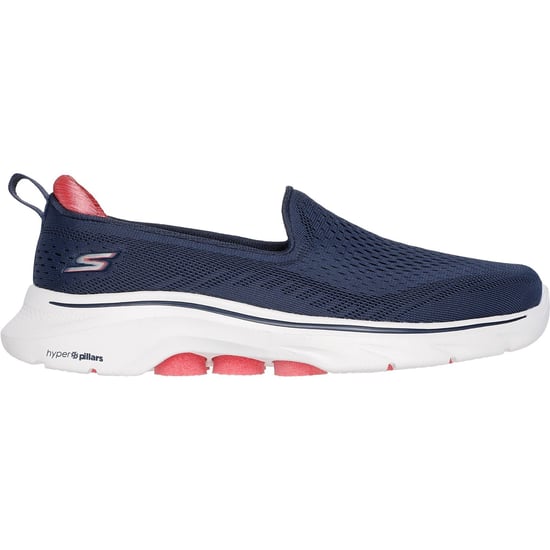Skechers GO WALK 7 - Vina Textile Women's Navy/Coral Trainers - Image 5