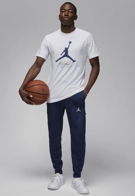 Camiseta Nike Jordan Jumpman Flight Blanca - Image 4
