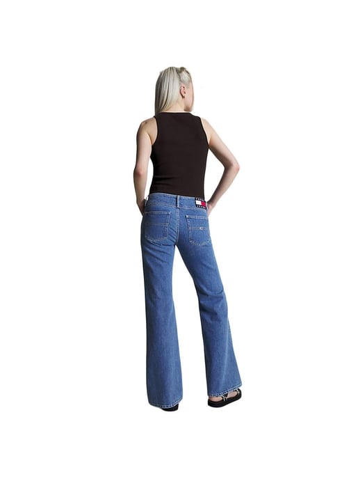 Top de canalé esencial para mujer de Tommy Jeans - Image 4