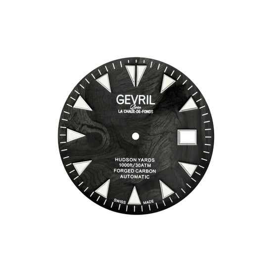 Reloj automático suizo Gevril para hombres Hudson Yards en gris oscuro - Image 5