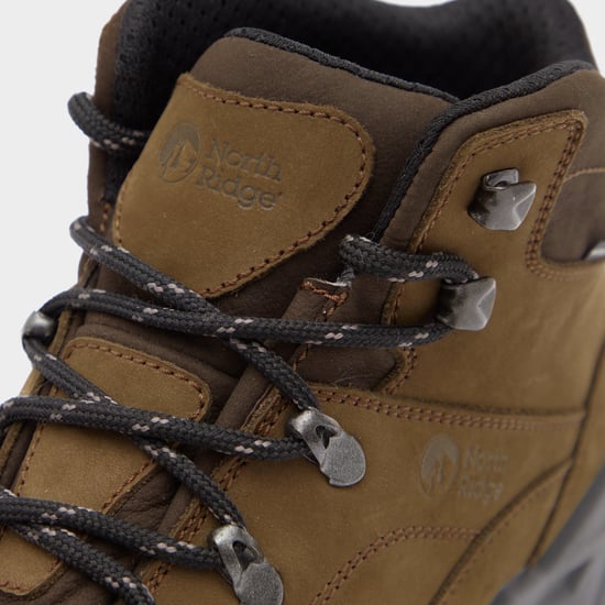 North Ridge Men's Rambler Waterproof LeatherWalking & Hiking Mid Boots