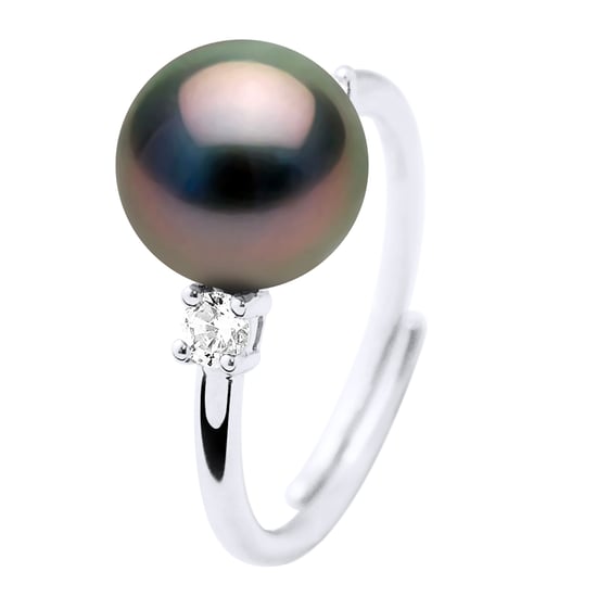 Ring Jewelry - Real Cultured Tahiti Pearl Round 8-9 mm - Image 1