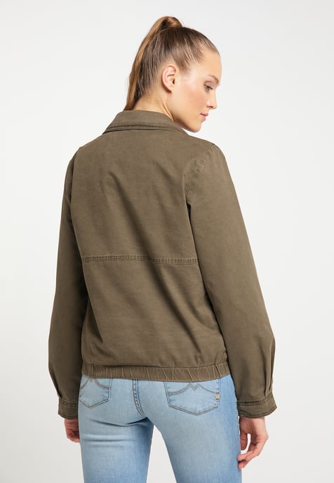 Dreimaster light jacket women Military olive - Image 4