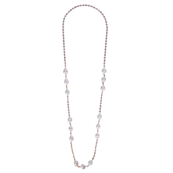 Orphelia Women's 925 Sterling Silver Necklace - Rose ZK-7462 - Image 1