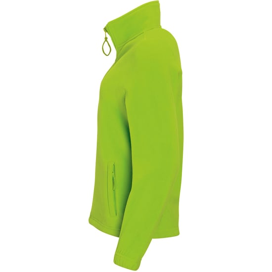 SOLS Womens/Ladies North Full Zip Fleece Jacket (Lime) - Image 3