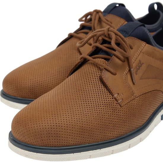 Pod Murphy Leather Men's Tan Lace-Up Shoes - Image 6