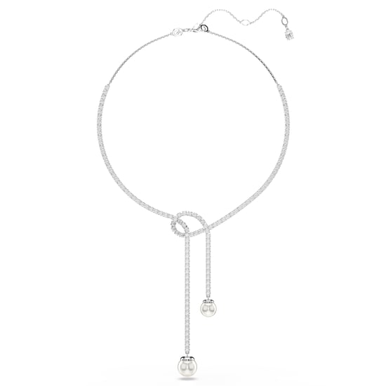 Swarovski 'Matrix' Women's Base Metal Necklace - Silver 5692416 - Image 2