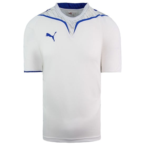 Puma V-Konstrukt Short Sleeve Crew Neck White Mens Football Top 700591 31