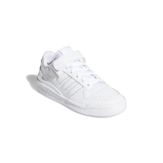 Boy's adidas Originals Juniors Forum Low Trainers in White - Image 6