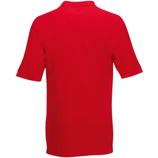 Fruit Of The Loom Mens 65/35 Heavyweight Pique Short Sleeve Polo Shirt - Image 2