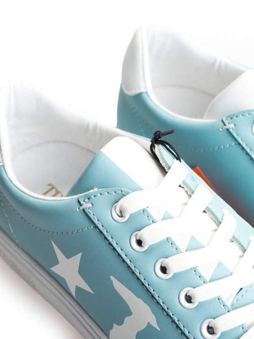 Trussardi Jeans Sneaker Mujer Azul - Image 5