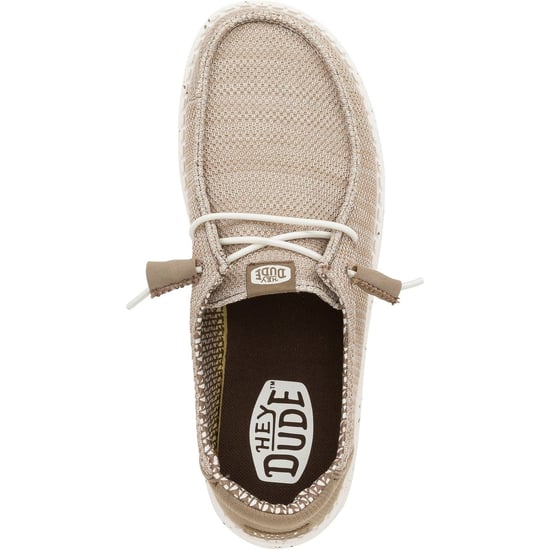HEYDUDE Wendy Stretch Mesh Polyester Women's Walnut Loafers - Image 4
