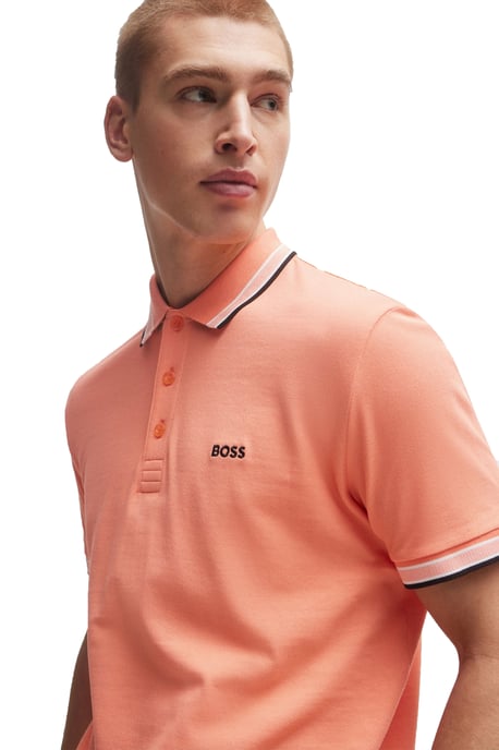 Boss Paddy Polo Shirt Open Red - Image 2