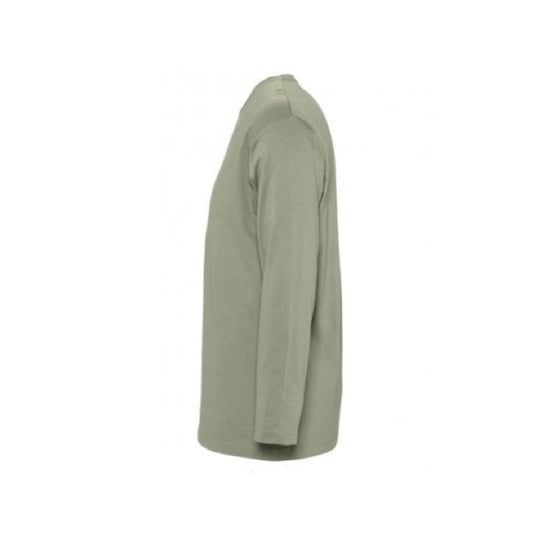 SOLS Mens Monarch Long Sleeve T-Shirt (Khaki) - Image 3