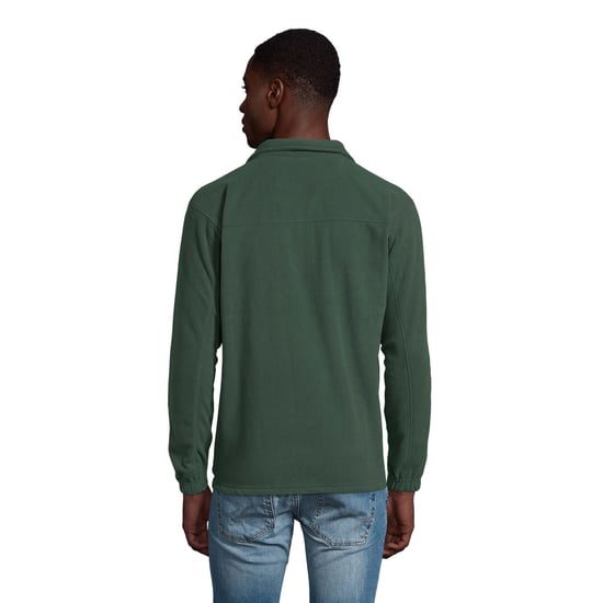 SOLS Unisex Adult Ness Half Zip Fleece Top (Fir Green) - Image 2