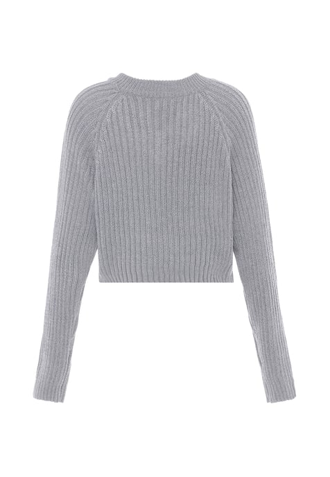 Mymo Pullover women light grey melange - Image 2