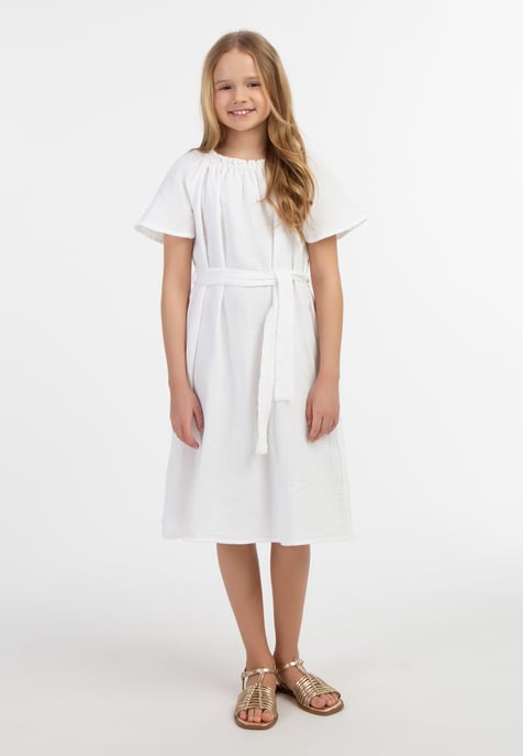 Dreimaster Dress Girls white - Image 4