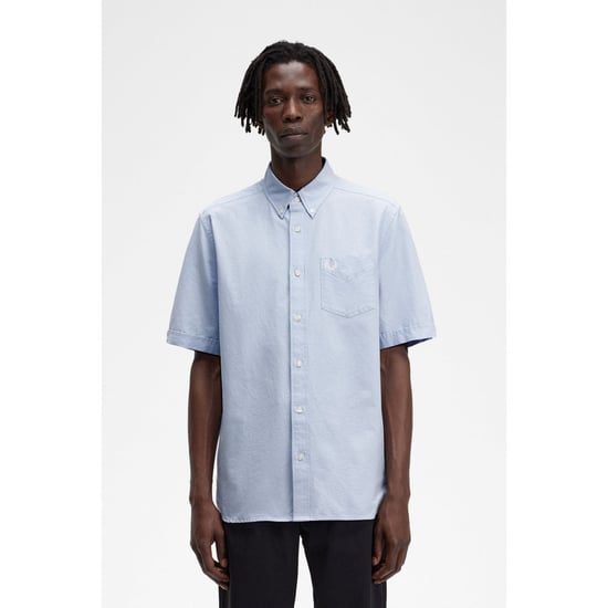 Camisa de Oxford de Manga Corta para Hombre Fred Perry - Image 1