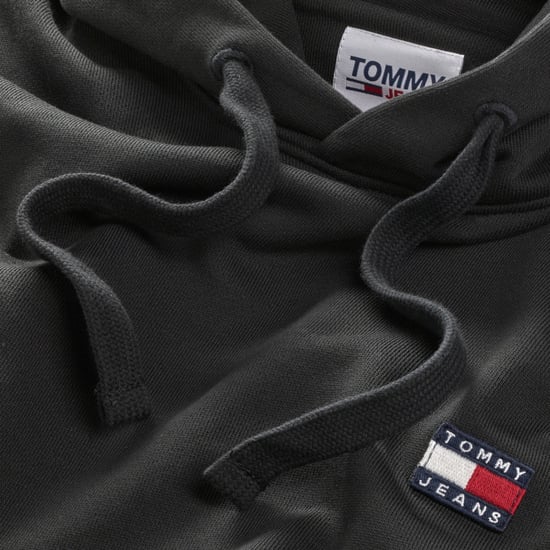 Tommy Jeans Sudadera con capucha XS Badge Hoodie Negro - Image 3