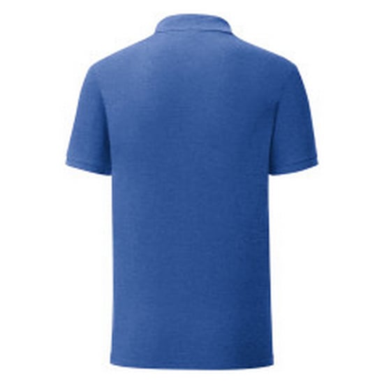 Fruit Of The Loom Mens Iconic Polo Shirt (Royal Blue Heather) - Image 2