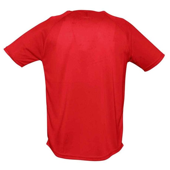 SOLS Mens Sporty Raglan T-Shirt (Red) - Image 2