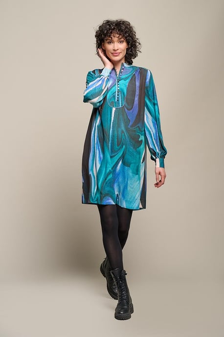 Dhalia Print Jurk Multi