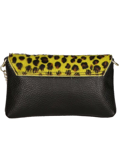 Gave Lux Clutch bag women CHEETAH YELLOW