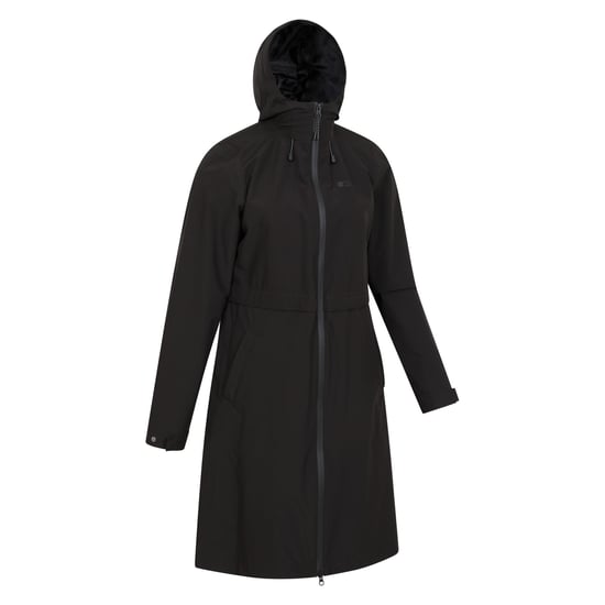 Mountain Warehouse Womens/Ladies Hilltop Extra Long Waterproof Jacket (Black) - Image 4